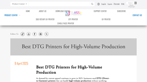 MTU Tech - DTG Printers