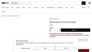 MUJI - Replaceable Head Floor Wiper
