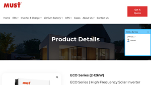 MustSolar - ECO Series Solar Power Inverter/UPS/ESS System