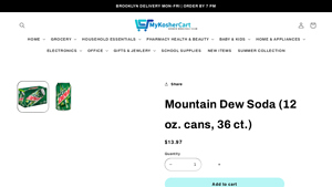 Mountain Dew - 12 oz. Cans