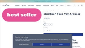 plusOne - Rose Toy Arouser