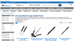 Myron - Custom Light Up Pens