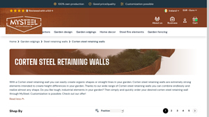 MySteel - Corten Steel Retaining Walls