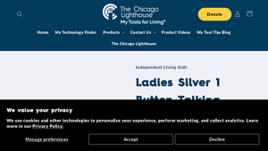 Ladies Silver - Talking Watch