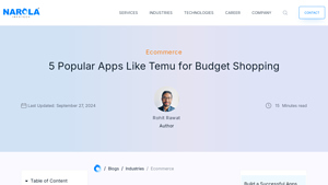 Narola Infotech - Top 5 Apps Like Temu