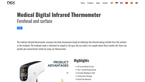 Nexinno Tech - PC828 Medical Digital Infrared Thermometer