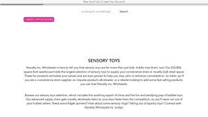 Novelty Inc - Sensory Toys