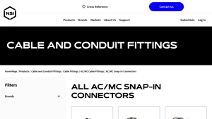 NSI Industries - E-Z Lock® AC/MC Snap-In Connectors
