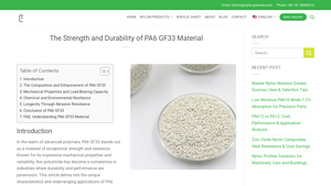 Nylon Granules - PA6 GF33 High-Performance Polyamide