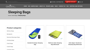 Oasis Bags - Wholesale Sleeping Bags