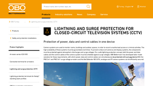 OBO - Surge Protection Solutions for CCTV Systems