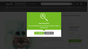 Olivastu - Star Wars Grogu Baby Yoda Silicone Water Pipe Bong