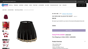 Omni Cheer - GK Sideline Gladiator Skirt
