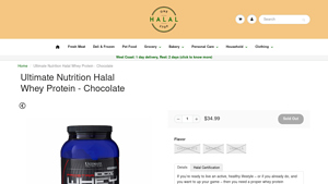 Ultimate Nutrition - Halal Whey Protein