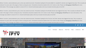 One Time IPTV - Lifetime Streaming Service