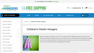 Only Hangers - Children's Plastic Hangers