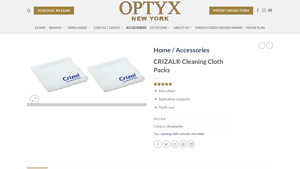 Optyx - CRIZAL® Cleaning Cloth Packs