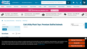 Oriental Trading - Cat & Kitty Stuffed Animals