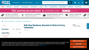 Oriental Trading - Bulk Glow Necklaces & Bracelets