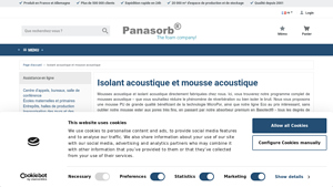 Panasorb - Isolants Acoustiques et Mousses Acoustiques