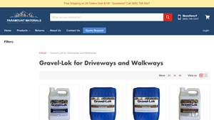 Paramount Materials - Gravel-Lok Stone Binder