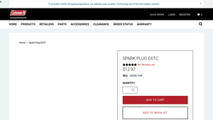 Coleman - Spark Plug E6TC