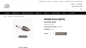 JDNA - SPARK PLUG (E6TC)