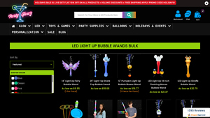 Party Glowz - LED Light Up Bubble Wands