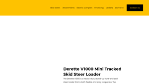 Pembuilt - Derette V1000 Mini Tracked Skid Steer Loader