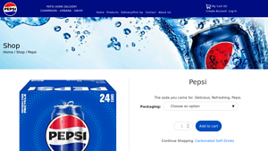 Pepsi - Home Delivery Options
