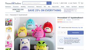Personal Creations - Personalized 12 Squishmallows®