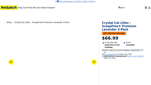 PetSafe - ScoopFree® Premium Lavender Crystal Cat Litter