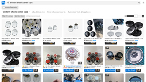 Western Wheels - Center Caps for Sale