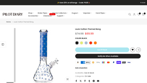 Louis Vuitton - Themed Bong