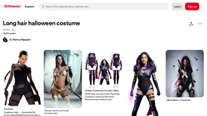 Pinterest - Long Hair Halloween Costume Ideas