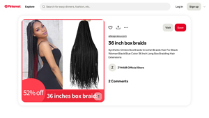 Pinterest - Ombre Box Braids