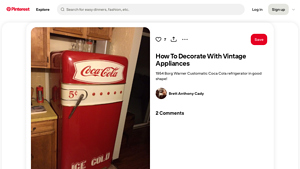 Borg Warner - Customatic Coca Cola Refrigerator