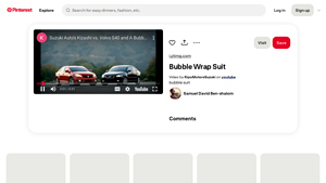 Pinterest - Bubble Wrap Suit
