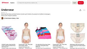 Pinterest - CHUNG Toddler Little Girls Cotton Underwear