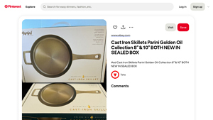 Parini - Cast Iron Skillets Set