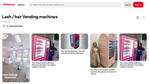 Pinterest - Beauty Supply Vending Machines