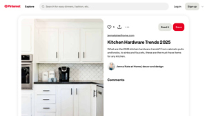 Pinterest - Kitchen Cabinet Inspiration