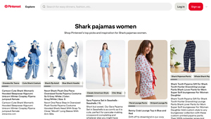 Pinterest - Shark Pajamas for Women