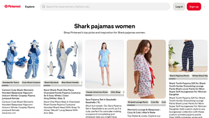 Pinterest - Shark Pajamas for Women