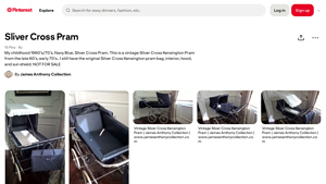Vintage Silver Cross - Kensington Pram