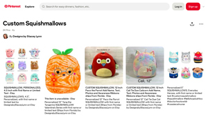 Custom Squishmallows - Personalized Plush Toys