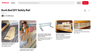 Pinterest - Bunk Bed Safety Solutions