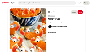 Pinterest - Candy Crabs