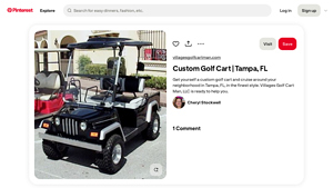 Pinterest - Jeep Wrangler Body Kit for Golf Carts