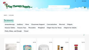 Play Therapy Supply - Sensory Toys